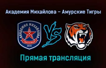 Академия Михайлова – Амурские Тигры прямая трансляция 29 января 2021 года