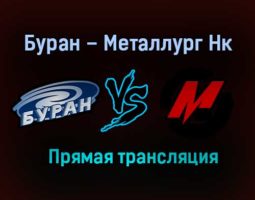 Буран – Металлург Нк прямая трансляция 1 февраля 2021 года