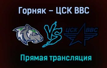 Горняк – ЦСК ВВС прямая трансляция 31 января 2021 года