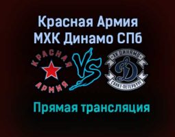 Красная Армия – МХК Динамо СПб прямая трансляция 20 января 2021 года