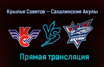Крылья Советов – Сахалинские Акулы прямая трансляция 16 января 2021 года