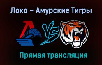 Локо – Амурские Тигры прямая трансляция 24 января 2021 года
