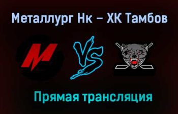 Металлург Нк – ХК Тамбов прямая трансляция 28 января 2021 года