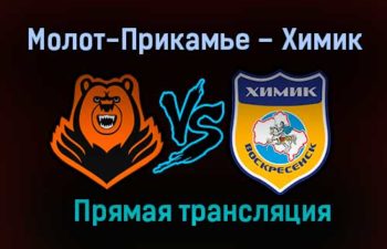 Молот-Прикамье – Химик В прямая трансляция 17 января 2021 года
