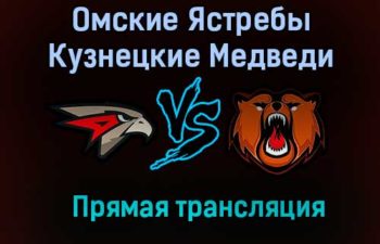 Омские Ястребы – Кузнецкие Медведи прямая трансляция 23 января 2021 года