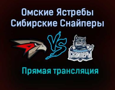 Омские Ястребы – Сибирские Снайперы прямая трансляция 20 января 2021 года