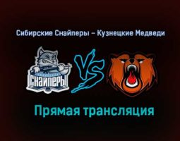 Сибирские Снайперы – Кузнецкие Медведи прямая трансляция 27 января 2021 года