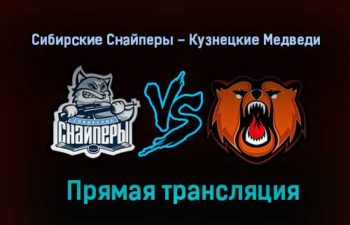 Сибирские Снайперы – Кузнецкие Медведи прямая трансляция 27 января 2021 года