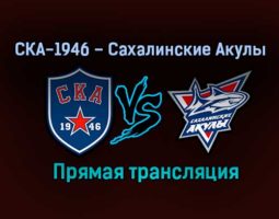 СКА-1946 – Сахалинские Акулы прямая трансляция 24 января 2021 года