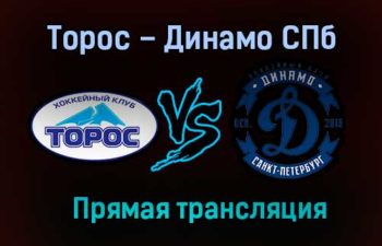Торос – Динамо СПб прямая трансляция 23 января 2021 года