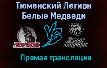 Тюменский Легион – Белые Медведи прямая трансляция 20 января 2021 года
