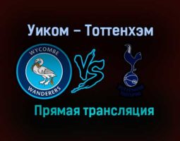 Уиком Уондерерс – Тоттенхэм Хотспур прямая трансляция 25 января 2021 года