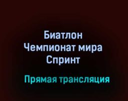 Биатлон Чемпионат мира Спринт прямая трансляция 12 февраля 2021 года