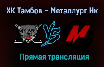 ХК Тамбов – Металлург Нк прямая трансляция 3 февраля 2021 года