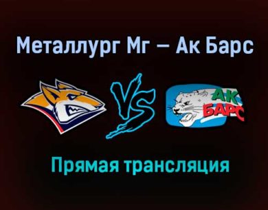 Металлург Мг — Ак Барс прямая трансляция 5 февраля 2021 года
