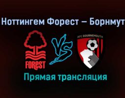 Ноттингем Форест — Борнмут прямая трансляция 13 февраля 2021 года