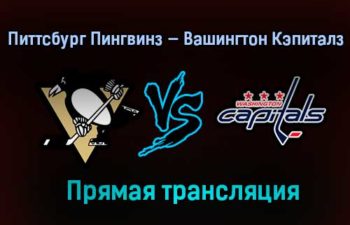 Питтсбург Пингвинз — Вашингтон Кэпиталз прямая трансляция 14 февраля 2021 года