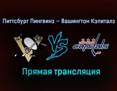 Питтсбург Пингвинз — Вашингтон Кэпиталз прямая трансляция 14 февраля 2021 года