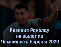 Реакция Роналду на вылет из Чемпионата Европы 2020