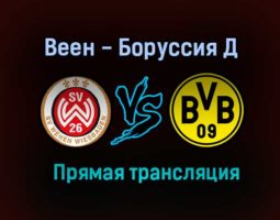 Веен — Боруссия Д прямая трансляция 7 августа 2021 года