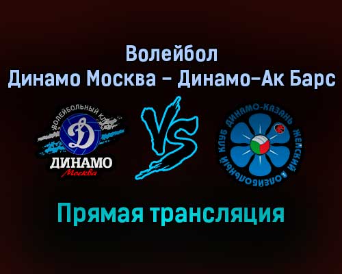 Волейбол Динамо Москва — Динамо-Ак Барс прямая трансляция 28 октября 2021 года