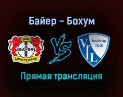 Байер — Бохум прямая трансляция 20 ноября 2021 года