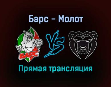 Барс — Молот прямая трансляция 16 ноября 2021 года