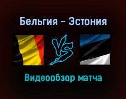 Бельгия — Эстония видео обзор матча прямая трансляция 13 ноября 2021 года