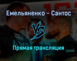 Бой Александр Емельяненко — Марсио Сантос прямая трансляция 27 ноября 2021 года