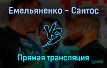 Бой Александр Емельяненко — Марсио Сантос прямая трансляция 27 ноября 2021 года