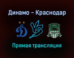 Динамо — Краснодар прямая трансляция 6 ноября 2021 года