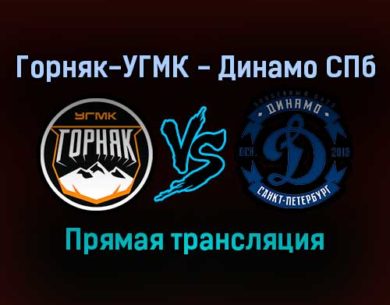 Горняк-УГМК — Динамо СПб прямая трансляция 19 ноября 2021 года