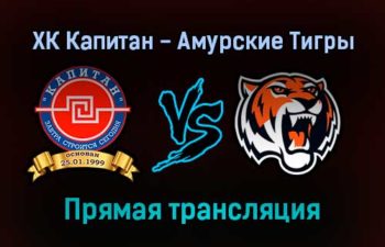 ХК Капитан — Амурские Тигры прямая трансляция 23 ноября 2021 года