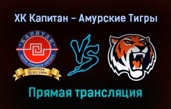 ХК Капитан — Амурские Тигры прямая трансляция 24 ноября 2021 года