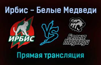 Ирбис — Белые Медведи прямая трансляция 24 ноября 2021 года