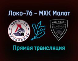 Локо-76 — МХК Молот прямая трансляция 10 ноября 2021 года
