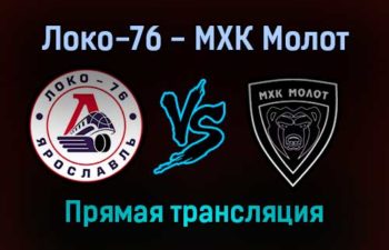Локо-76 — МХК Молот прямая трансляция 9 ноября 2021 года