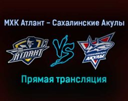 МХК Атлант — Сахалинские Акулы прямая трансляция 18 ноября 2021 года