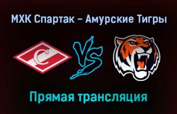 МХК Спартак — Амурские Тигры прямая трансляция 14 ноября 2021 года