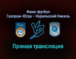 Мини-футбол Газпром-Югра — Норильский Никель прямая трансляция 19 ноября 2021 года