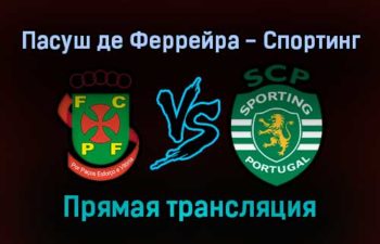 Пасуш де Феррейра — Спортинг прямая трансляция 7 ноября 2021 года