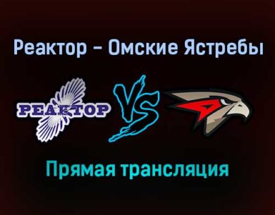 Реактор — Омские Ястребы прямая трансляция 11 ноября 2021 года