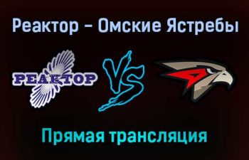 Реактор — Омские Ястребы прямая трансляция 12 ноября 2021 года