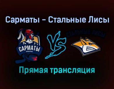 Сарматы — Стальные Лисы прямая трансляция 21 ноября 2021 года