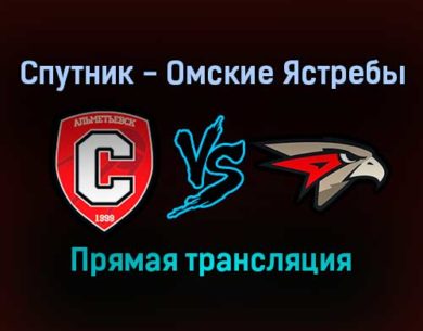 Спутник — Омские Ястребы прямая трансляция 8 ноября 2021 года