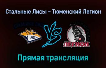 Стальные Лисы — Тюменский Легион прямая трансляция 10 ноября 2021 года