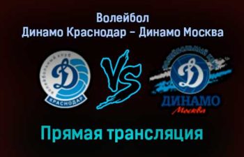 Волейбол Динамо Краснодар — Динамо Москва прямая трансляция 29 ноября 2021 года