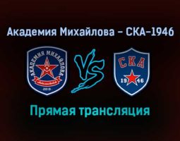 Академия Михайлова — СКА-1946 прямая трансляция 11 декабря 2021 года