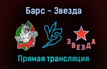 Барс — Звезда прямая трансляция 13 декабря 2021 года