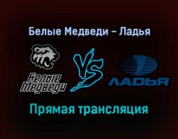 Белые Медведи — Ладья прямая трансляция 17 декабря 2021 года